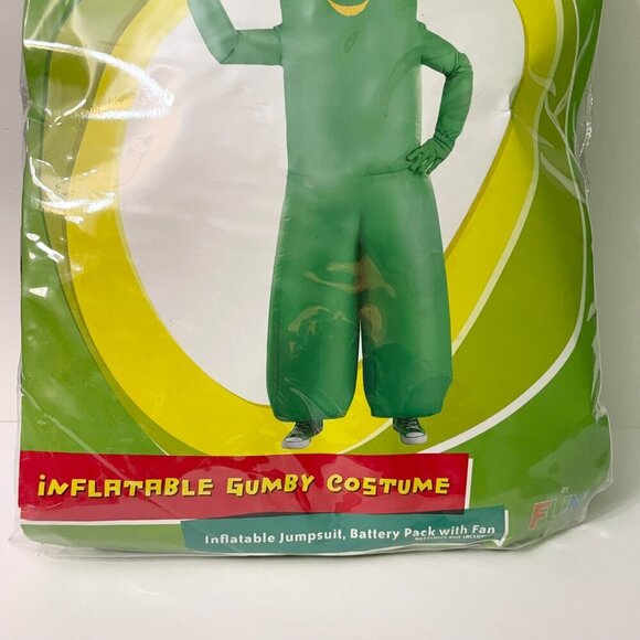 Gumby Costume Inflatable Adult Halloween - Picture 3 of 10